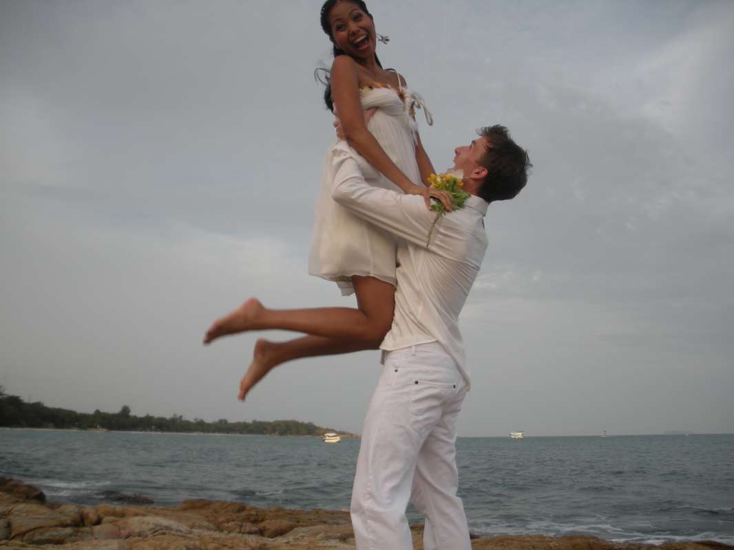 Me and my wife were both registered on your website... met each other... and well yeah got married! <br><br>We started by simply e-mailing and progressed into phone calls which put us in debt! Eventually...