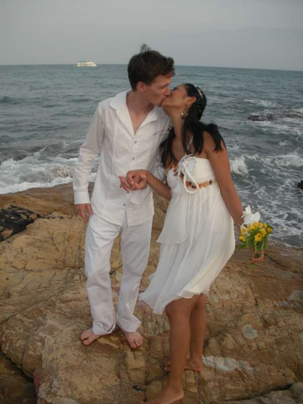 Me and my wife were both registered on your website... met each other... and well yeah got married! <br><br>We started by simply e-mailing and progressed into phone calls which put us in debt! Eventually...