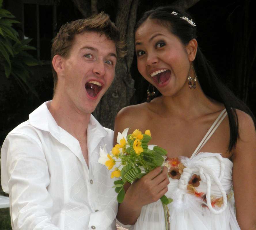 Me and my wife were both registered on your website... met each other... and well yeah got married! <br><br>We started by simply e-mailing and progressed into phone calls which put us in debt! Eventually...